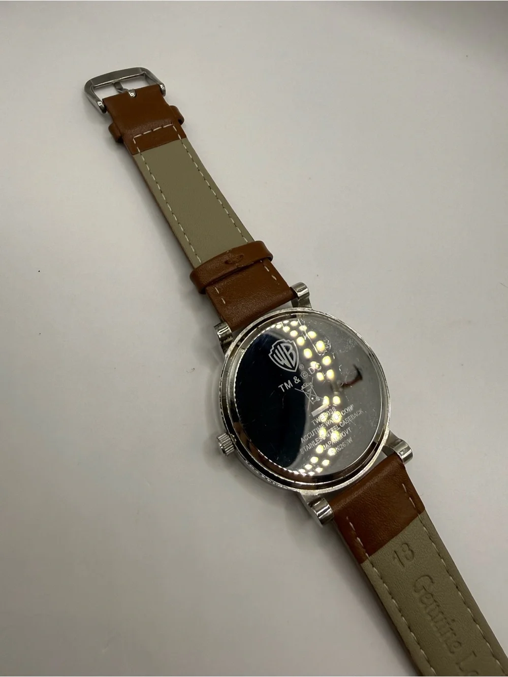 Armitron Tweety Bird Watch Unisex 39mm Tweet Me Right Brown Band (New Battery)